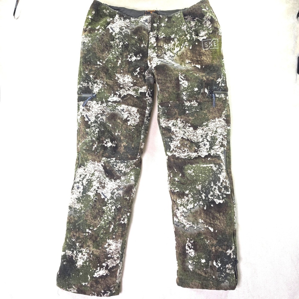 Bass Pro Shops Women Camo Fleece Insulated Jacket Woodland Hunting Coat 43653578